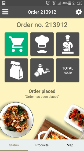 Android & iOS Mobile Application Delivery Orders - Restaurant 